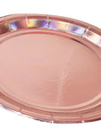 Small Rose Gold Paper Plates (10pk)