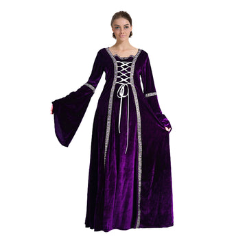 Adult Purple Medieval Lady Costume