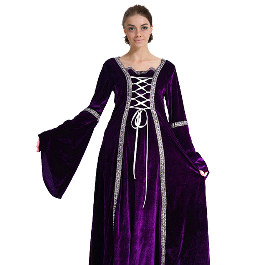 Adult Purple Medieval Lady Costume