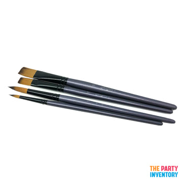 Acrylic Colour Paint Brushes (Set of 4)
