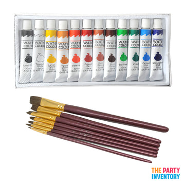 Water Colour Paint & Brush Set