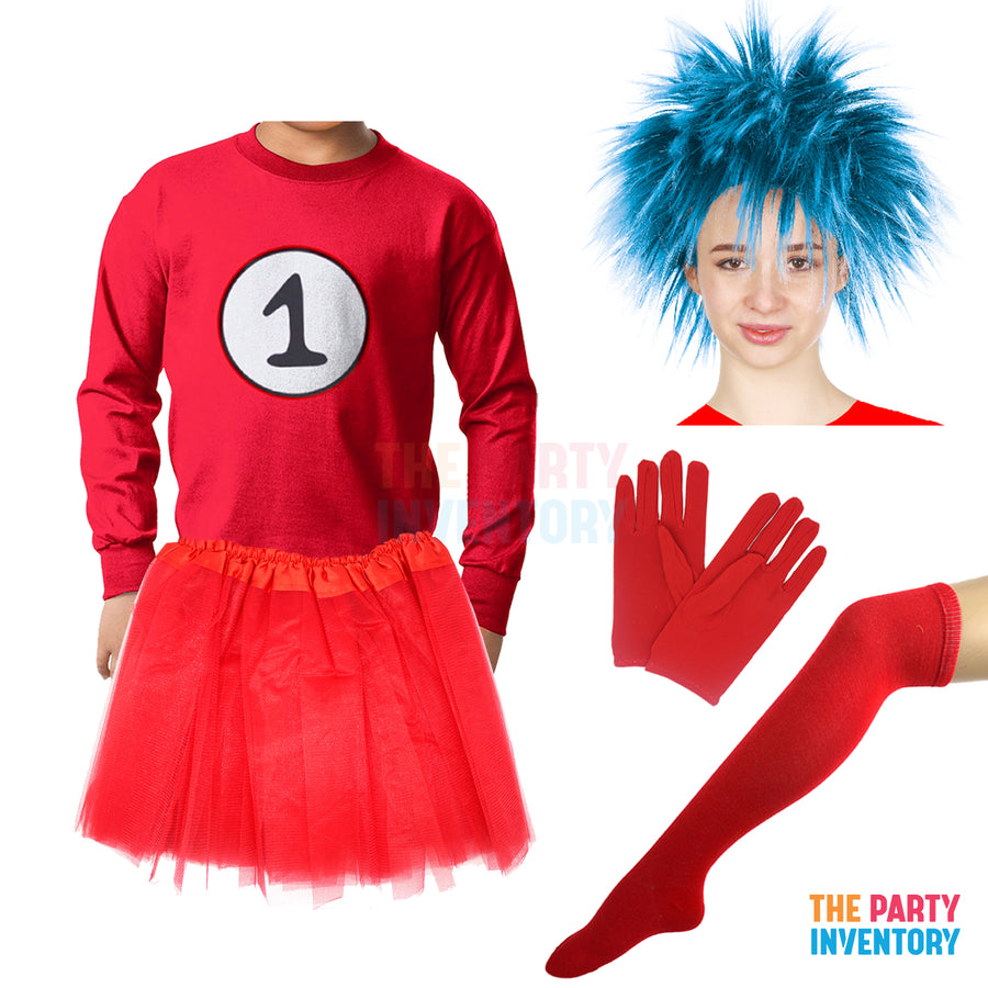 Children's 1 & 2 Girl Costume Kit