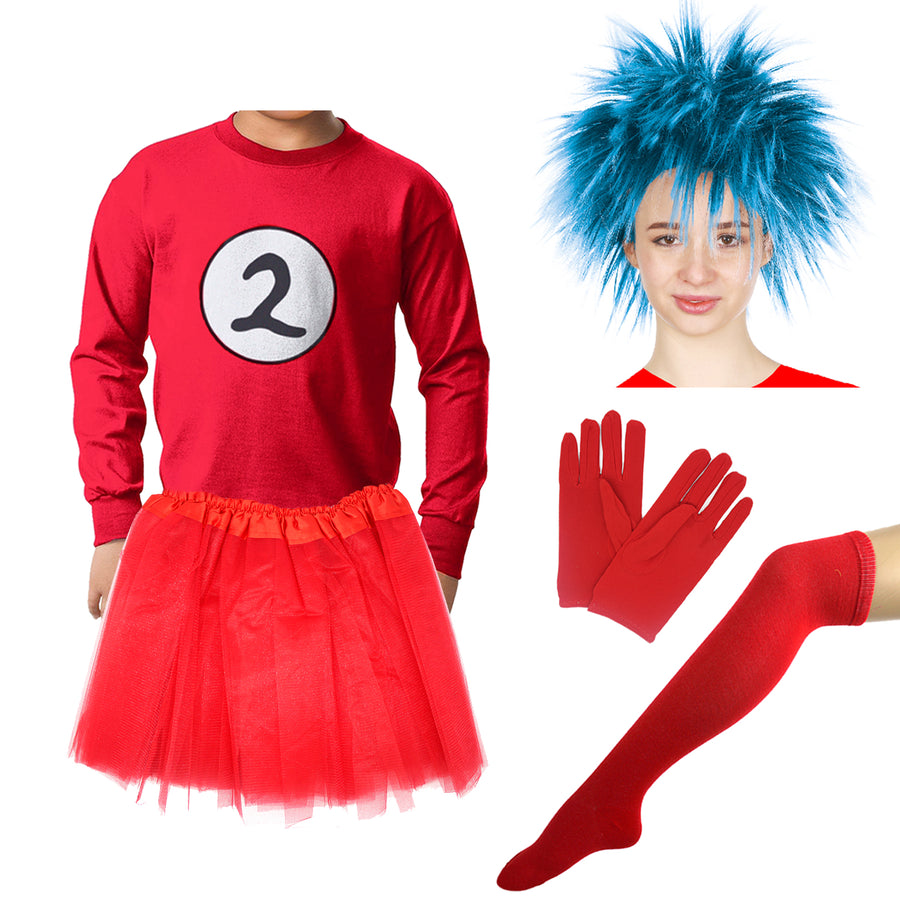 Children's 1 & 2 Girl Costume Kit