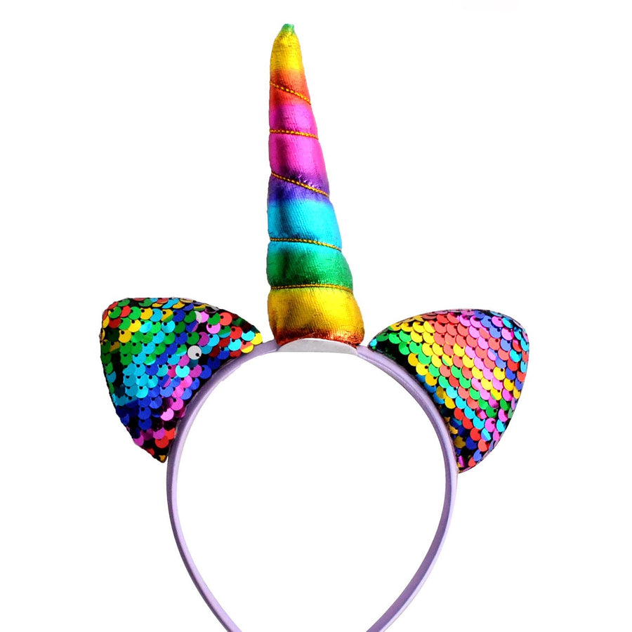 Rainbow Sequin Unicorn Headband