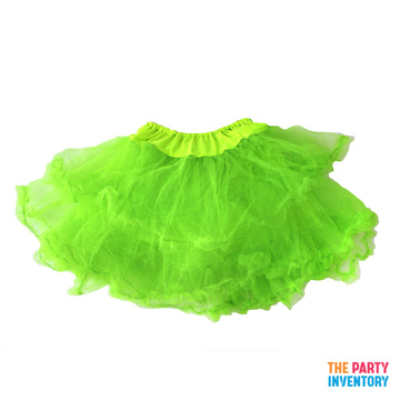 Fluro Green Tulle Petticoat Tutu