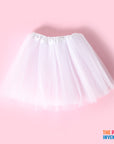 Children's White Stiff Net Tutu