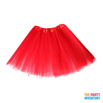 Children's Red Stiff Net Tutu