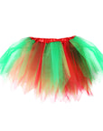Kids Christmas Red & Green Tutu