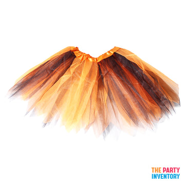 Adult Halloween Orange and Black Tutu