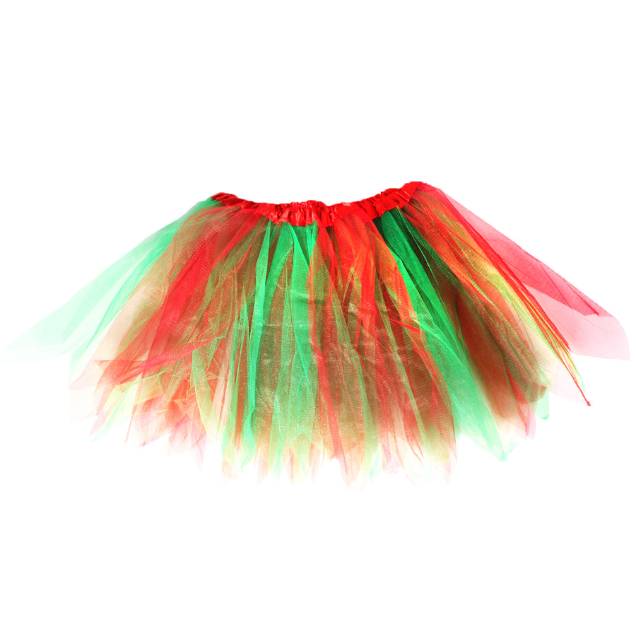 Adult Christmas Red & Green Tutu