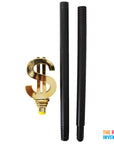 Gold $ Dollar Sign Pimp Cane (DIY)