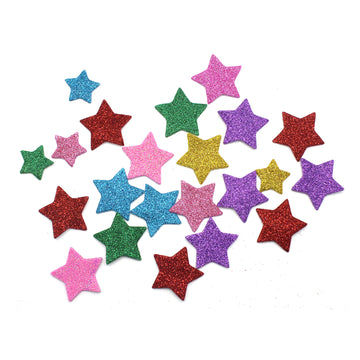 Glitter Foam Stickers (Stars)