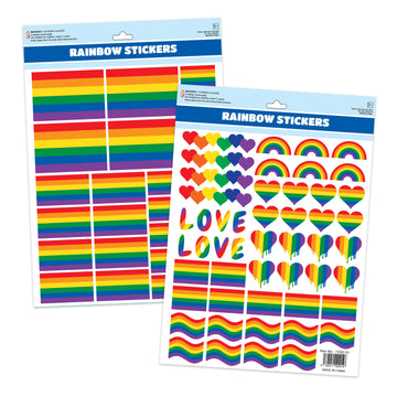 Rainbow Flag Stickers (Assorted)