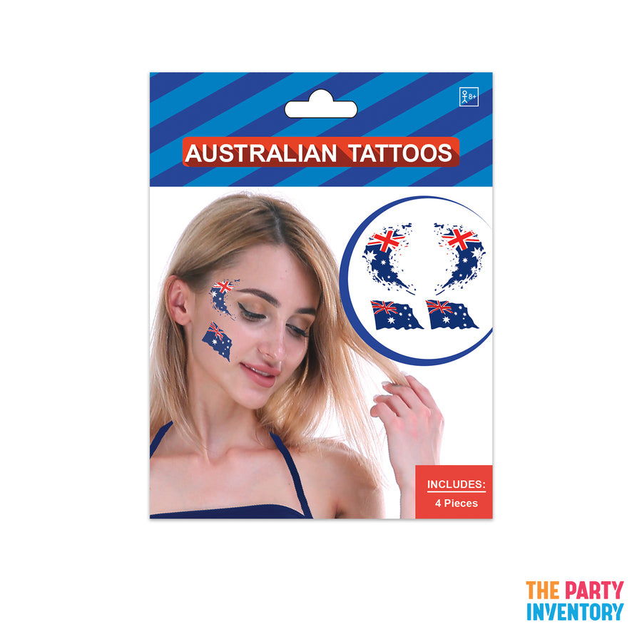 Australian Temporary Face Tattoos