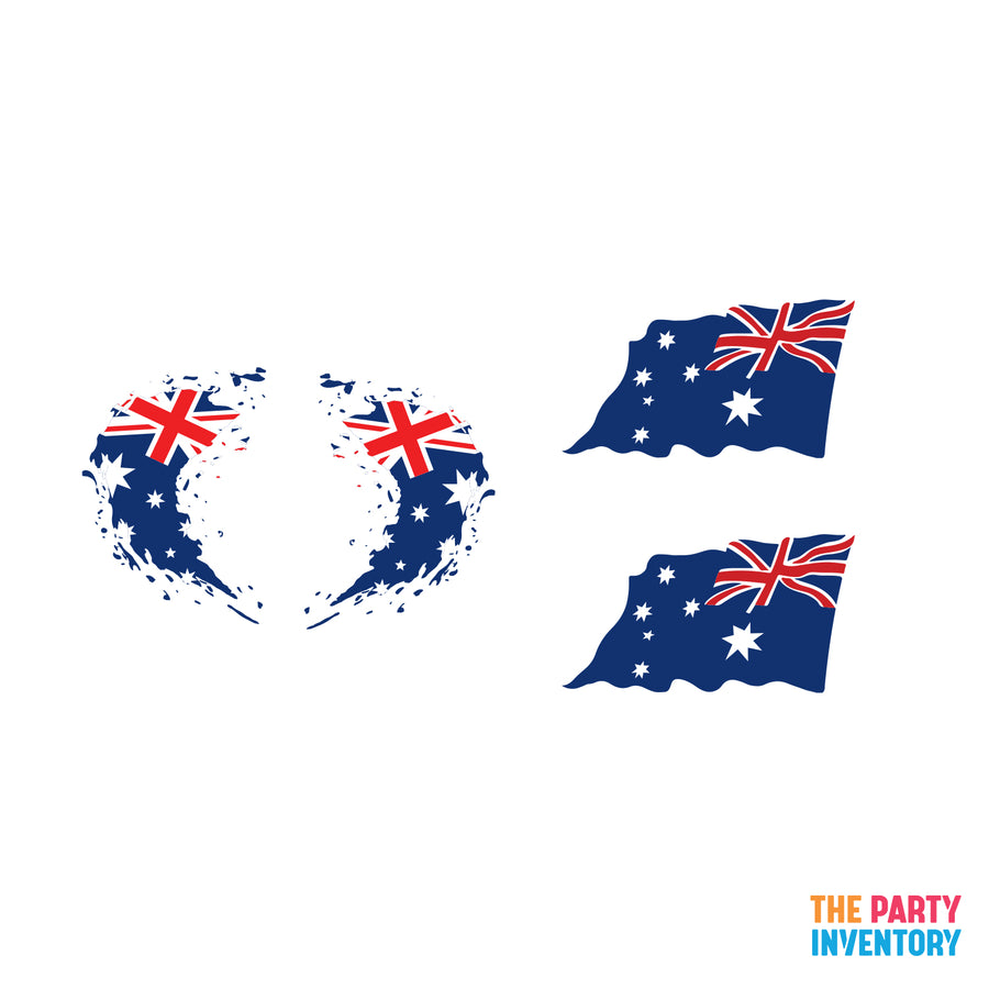 Australian Temporary Face Tattoos