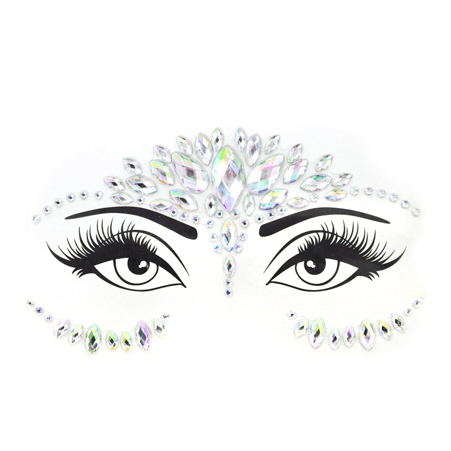 Face Diamonte Stickers