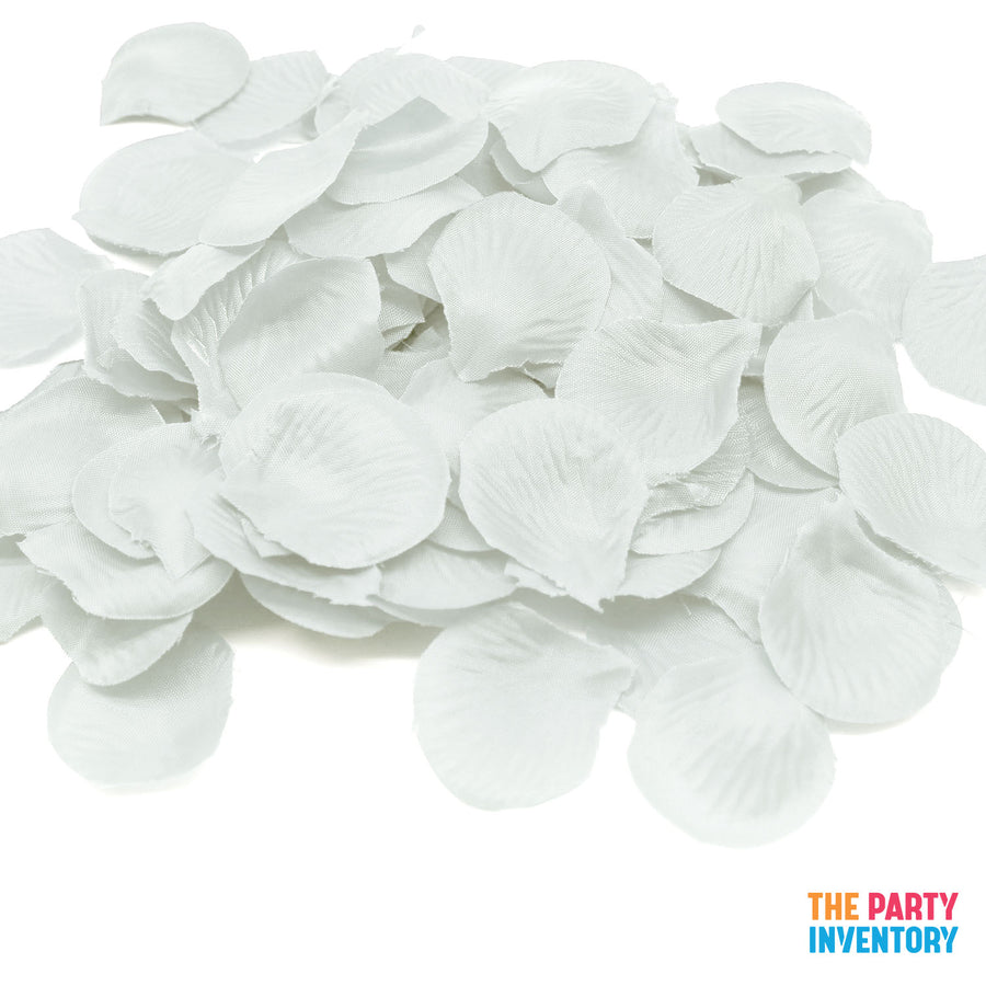 White Fabric Petals