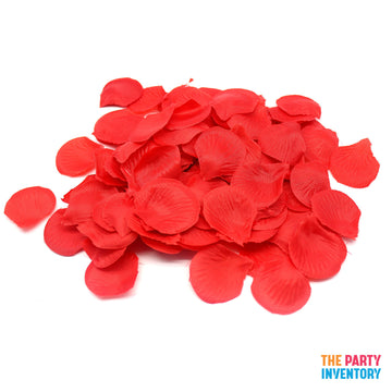Red Fabric Petals