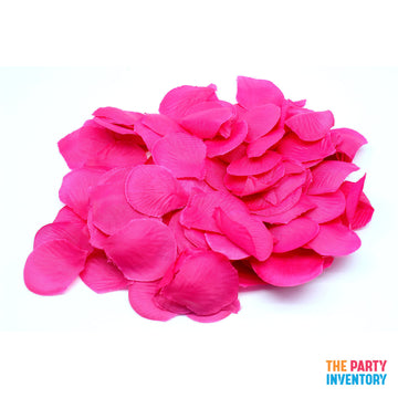 Hot Pink Fabric Petals
