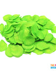 Bright Green Fabric Petals