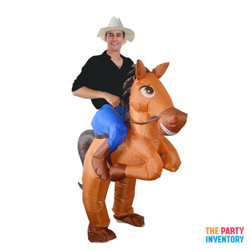 Adult Inflatable Horse Rider Costume