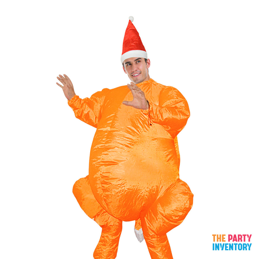 Adult Inflatable Christmas Turkey Costume