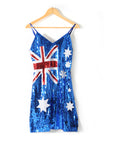Adult Sequin Dress (Australian Flag)
