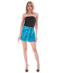 Blue Adult Sequin Skirt