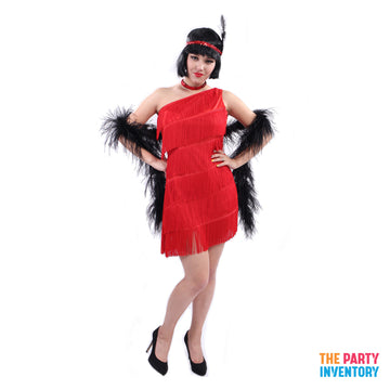 Adult Red Flapper Costume