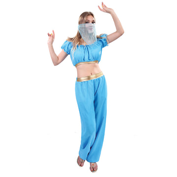 Adult Arabian Princess Costume (Blue)