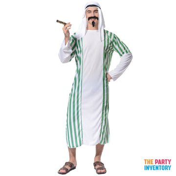 Adult Green Arabian Man Costume