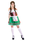 Adult Beer Lady Costume Green