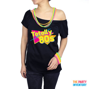 Adult Ladies Totally 80s Printed T-Shirt