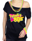 Adult Ladies Totally 80s Printed T-Shirt