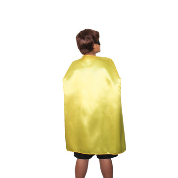 Midi Satin Cape (Yellow)