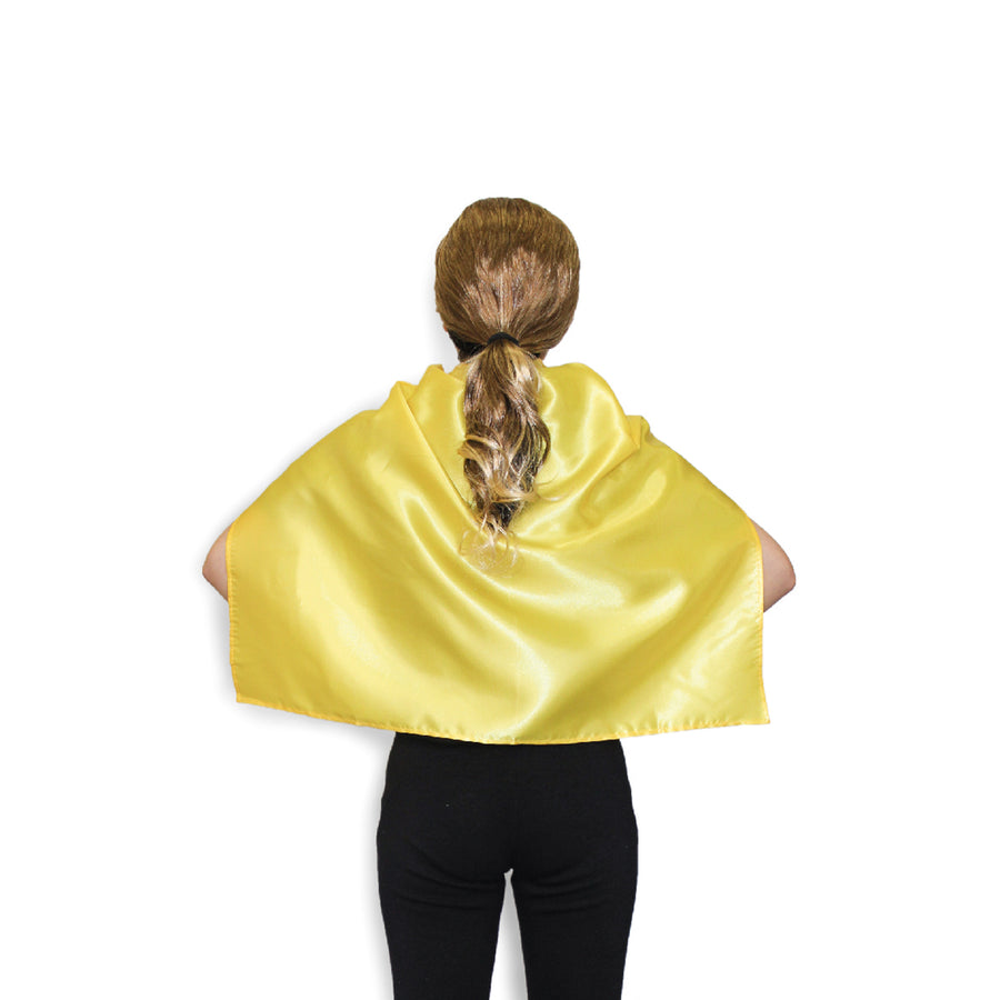 Short Satin Cape (Yellow)