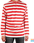 Adult Red & White Stripe Top