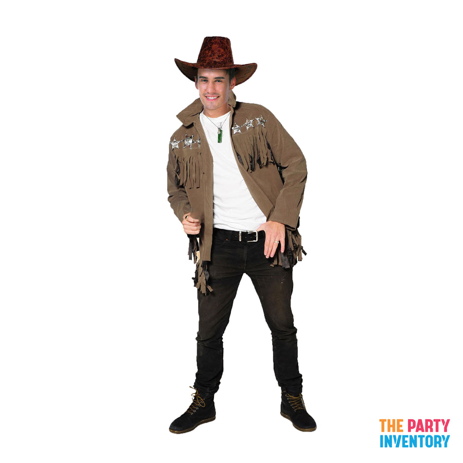 Adult Cowboy Sheriff Jacket Costume