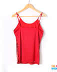 Adult Christmas Sequin Singlet (Candy Cane)