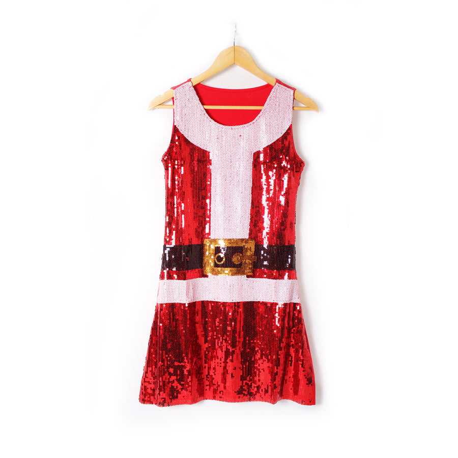 Adult Christmas Sequin Dress (Santa)