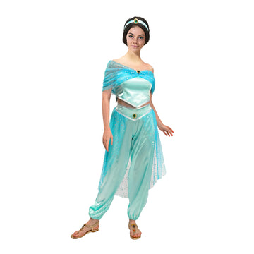 Adult Blue Arabian Princess Costume