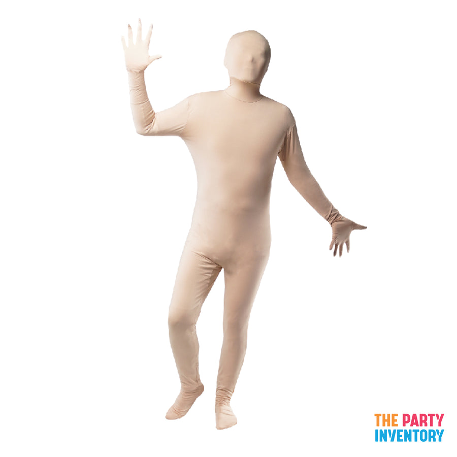 Adult Morph Suit Costume (Cream)