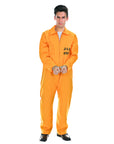Adult Prisoner Costume (Orange)