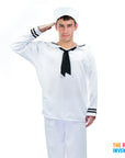 Adult White Sailor Costume