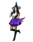 Adult Witch Costume (Purple/ Black)