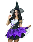 Adult Witch Costume (Purple/ Black)