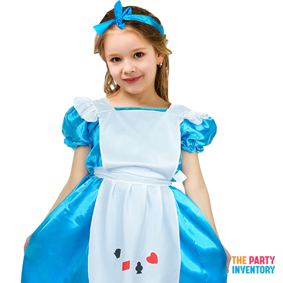 Children's Blue Girl Dress Costume