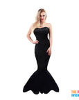 Adult Black Mermaid Costume