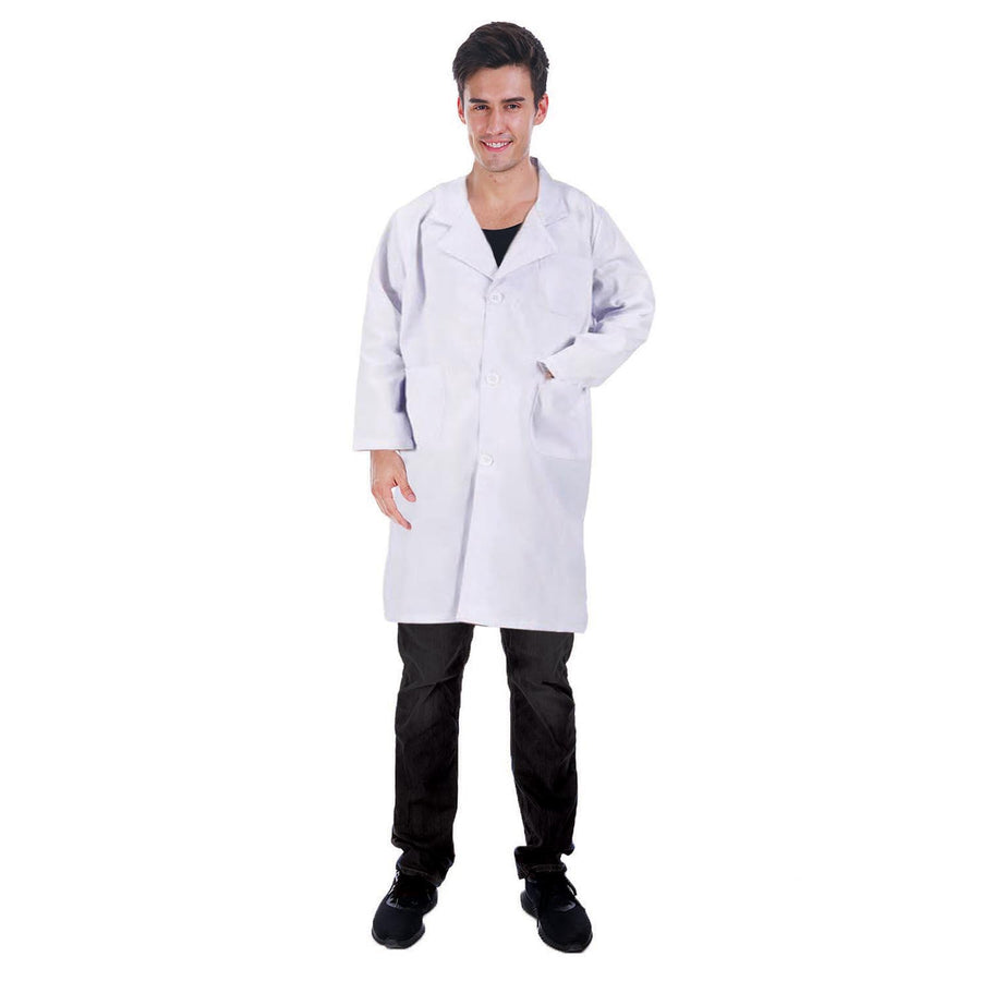 White Lab Incostume Adult White Lab Coat Costume – The Party Inventory