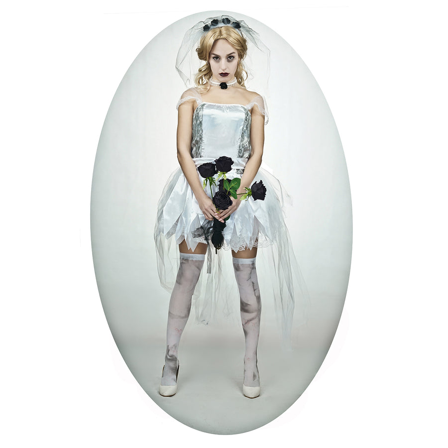 Adult White Queen Zombie Costume